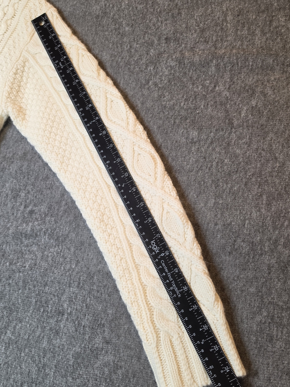 Polo by Ralph Lauren Womans Aran-Knit Wool-Blend Crewneck Sweater Small Cream - Picture 12 of 13